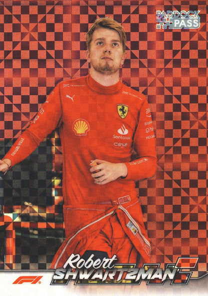 2024 Topps Paddock Pass Formula 1 X-Factor Robert Schwartzman #23 Ferrari