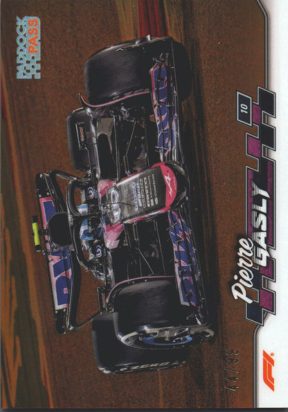 2024 Topps Chrome Formula 1 Pierre Gasly Chrome Orange Refractor /99 #40 Alpine