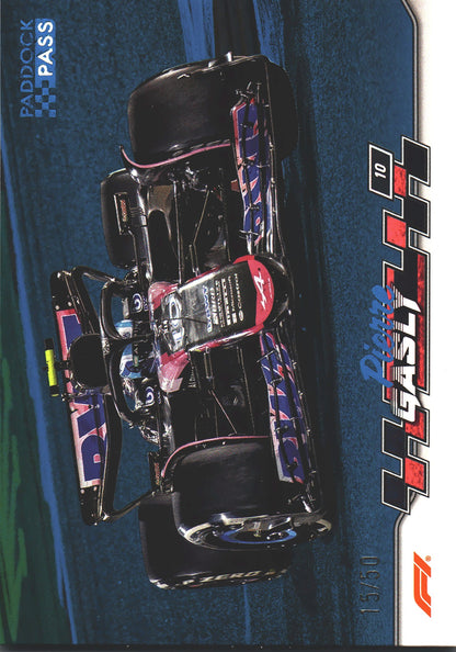 2024 Topps Chrome Formula 1 Pierre Gasly Blue /50 #40 Alpine