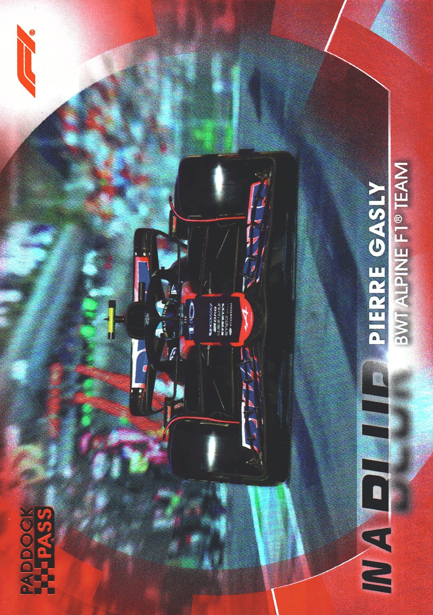 2024 Topps Chrome Formula 1 Pierre Gasly In A Blur Red /50 #BL-10 Alpine
