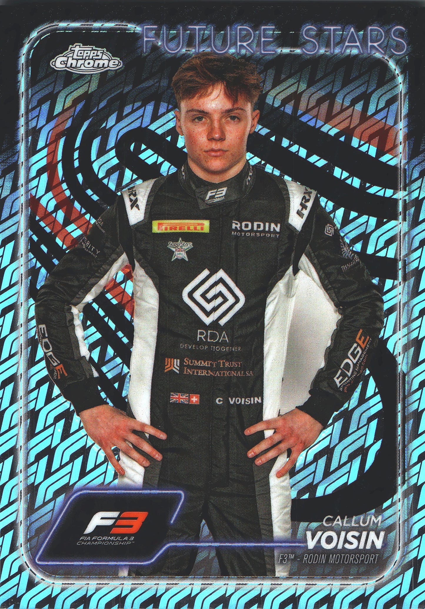 2024 Topps Chrome Formula 1 Logofractor Callum Voisin F3 #70 Rodin