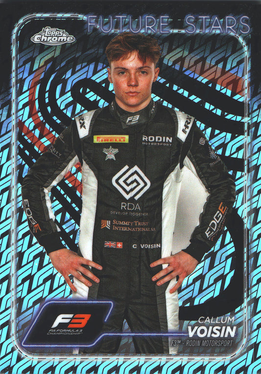 2024 Topps Chrome Formula 1 Logofractor Callum Voisin F3 #70 Rodin