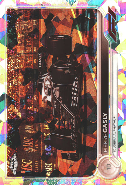 2022 Topps Chrome Sapphire Formula 1 Pierre Gasly Sepia /100 #46 AlphaTauri