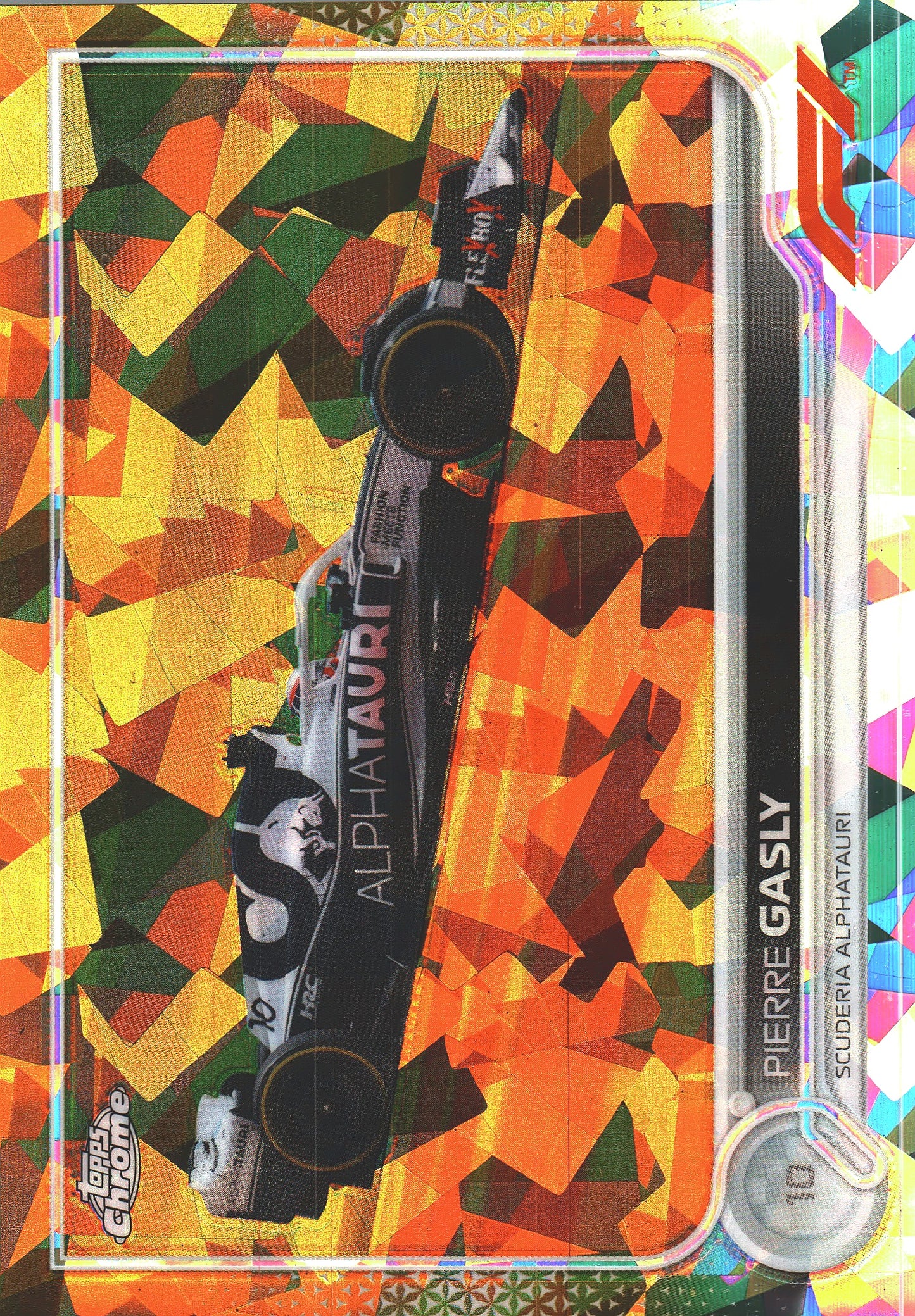 2022 Topps Chrome Sapphire Formula 1 Pierre Gasly Gold /50 #121 AlphaTauri