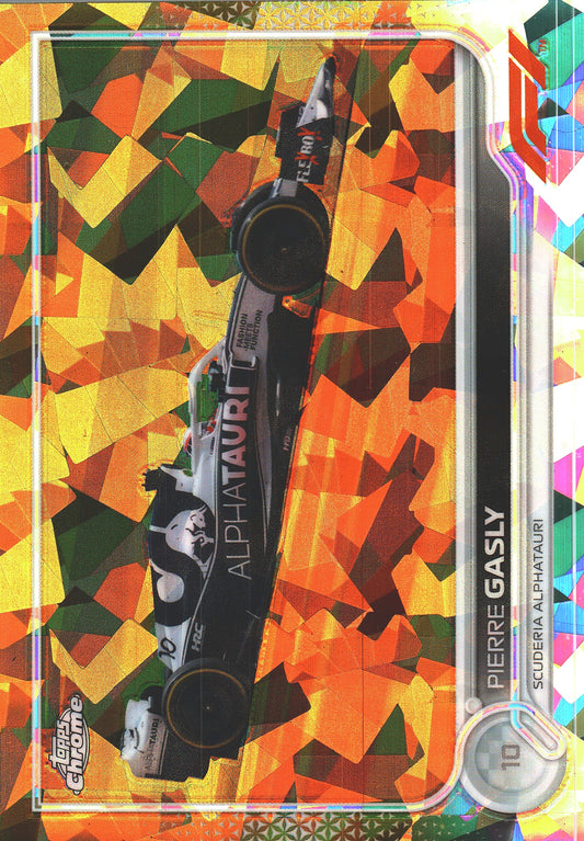 2022 Topps Chrome Sapphire Formula 1 Pierre Gasly Gold /50 #121 AlphaTauri