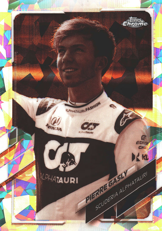 2021 Topps Chrome Sapphire Formula 1 Pierre Gasly Sepia /100 #30 AlphaTauri