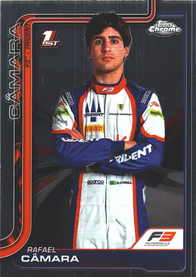 2025 Topps Chrome Formula 1 Rafael Camara #47 Trident