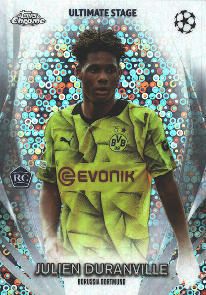 2023 Topps UCC Ultimate Stage Chrome Julien Duranville #USC-9 Borussia Dortmund
