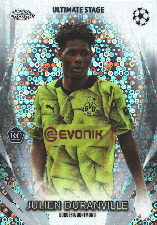 2023 Topps UCC Ultimate Stage Chrome Julien Duranville #USC-9 Borussia Dortmund