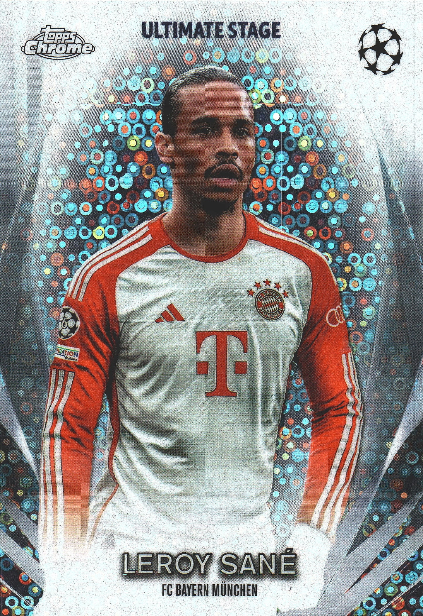 2023 Topps UCC Ultimate Stage Chrome Leroy Sane #USC-21 FC Bayern Munchen