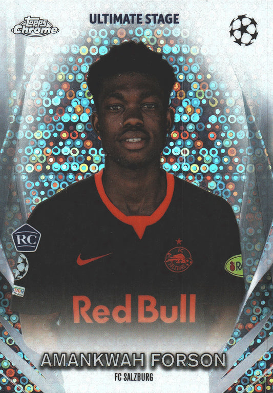2023 Topps UCC Ultimate Stage Chrome Amankwah Forson #USC-30 FC Red Bull Salzburg