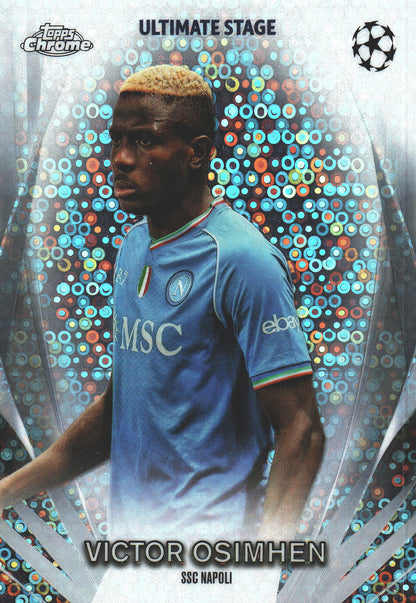 2023 Topps UCC Ultimate Stage Chrome Victor Osimhen #USC-38 Napoli