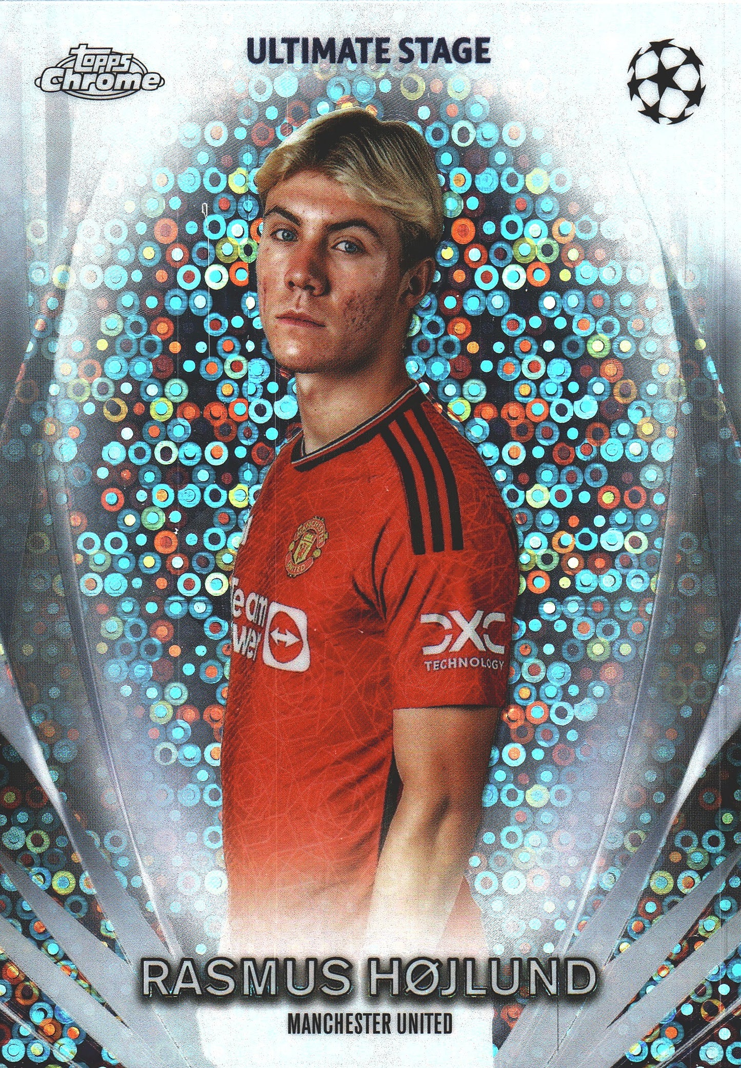 2023 Topps UCC Ultimate Stage Chrome Rasmus Hojlund #USC-47 Manchester United