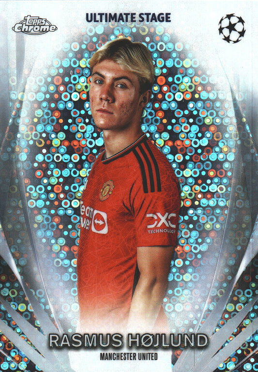 2023 Topps UCC Ultimate Stage Chrome Rasmus Hojlund #USC-47 Manchester United