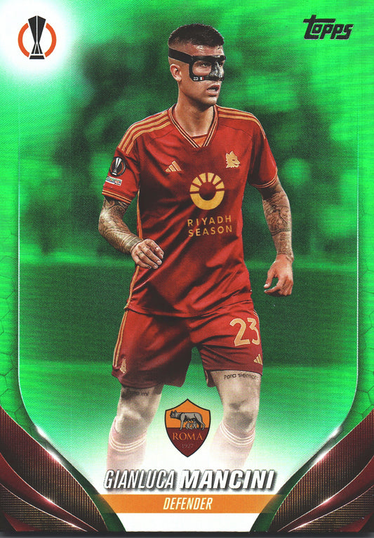 2023 Topps UCC Gianluca Mancini Green Foil /99 #47 AS Roma