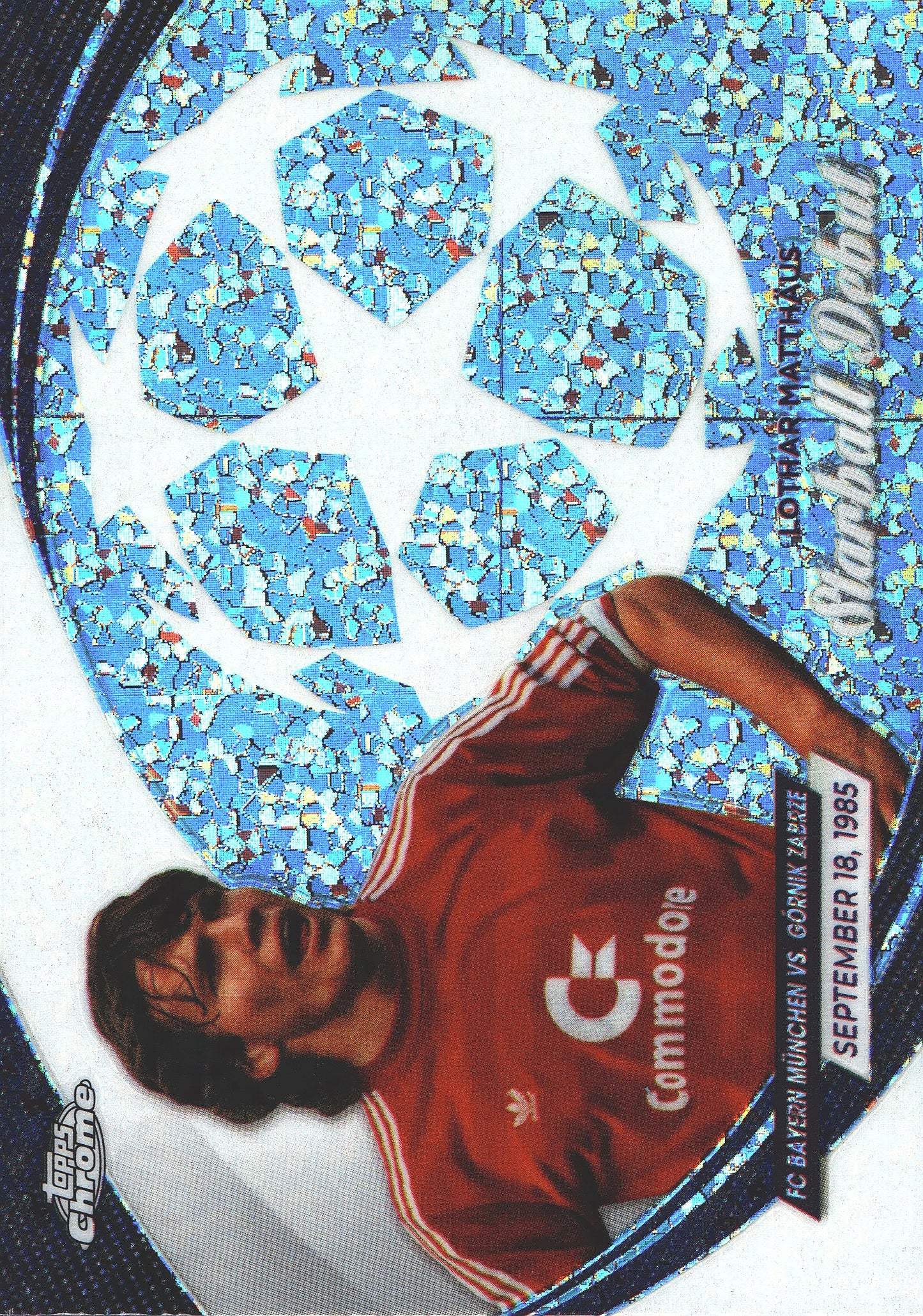 2023 Topps Chrome UCC Lothar Matthaus Starball Debut #SD-9 FC Bayern Munchen