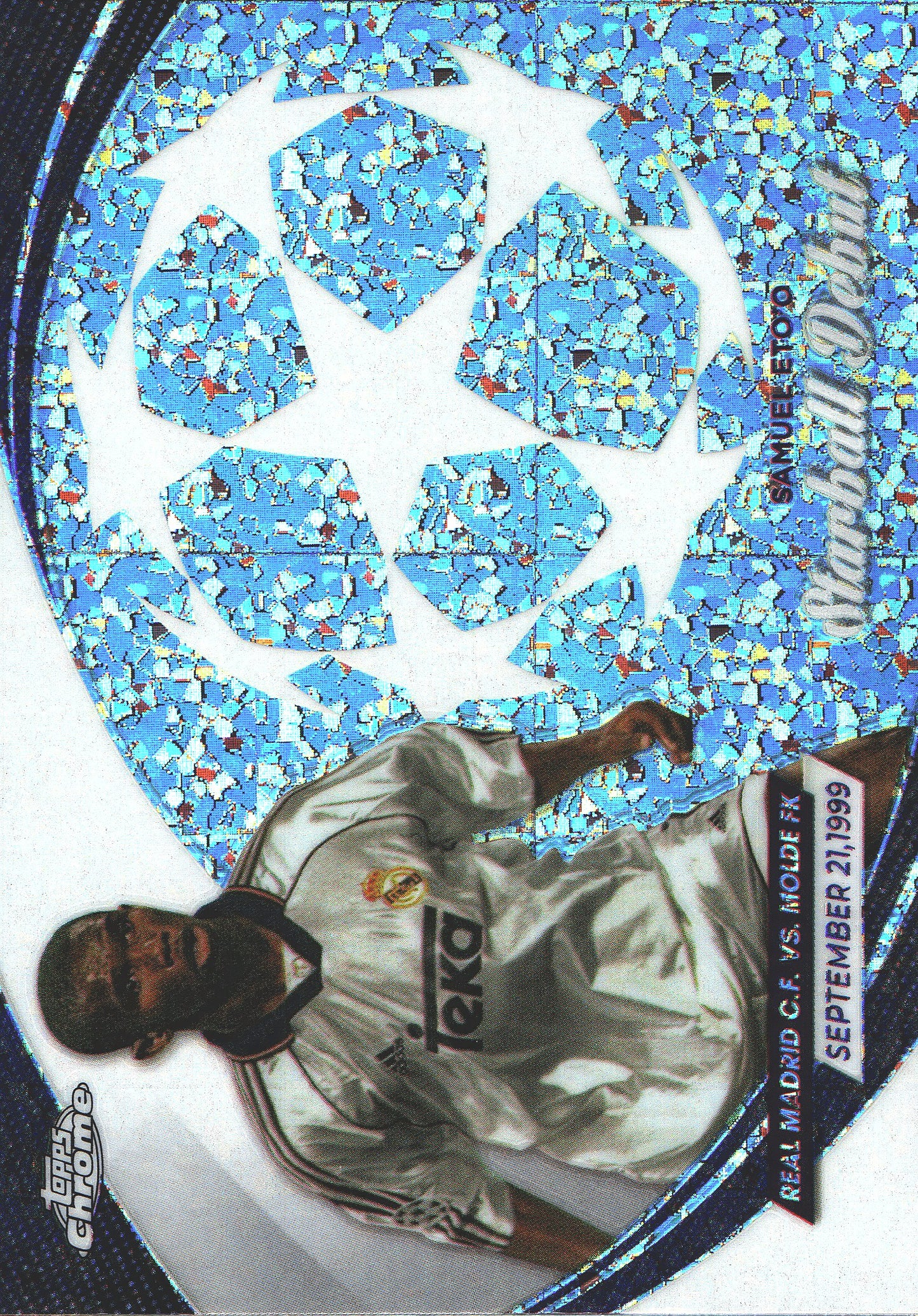 2023 Topps Chrome UCC Samuel Eto'o Starball Debut #SD-11 Real Madrid CF
