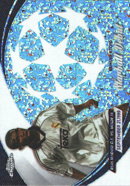 2023 Topps Chrome UCC Samuel Eto'o Starball Debut #SD-11 Real Madrid CF