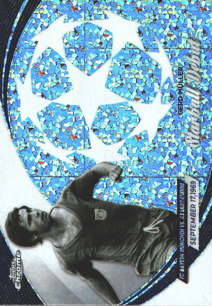 2023 Topps Chrome UCC Gerd Muller Starball Debut #SD-14 FC Bayern Munchen