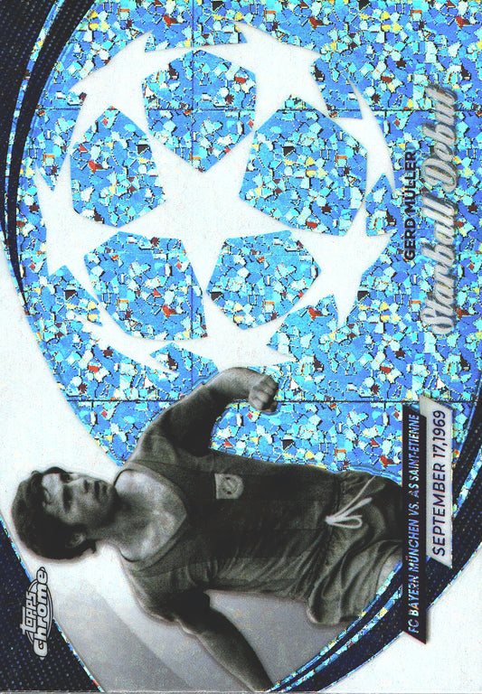 2023 Topps Chrome UCC Gerd Muller Starball Debut #SD-14 FC Bayern Munchen