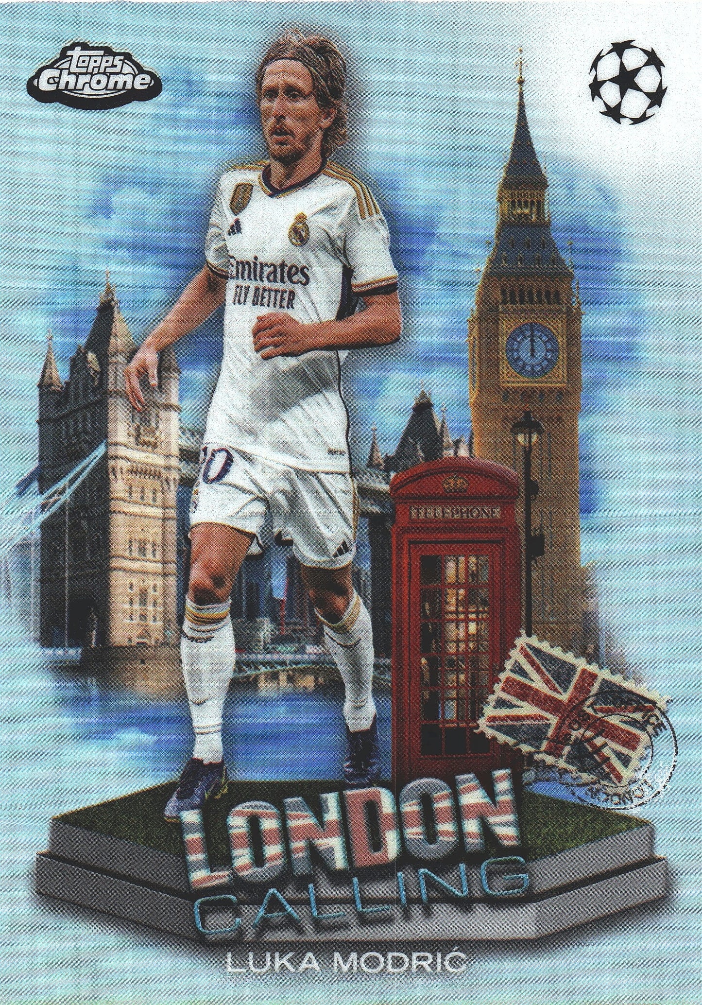 2023 Topps Chrome UCC Luka Modric London Calling #LC-11 Real Madrid