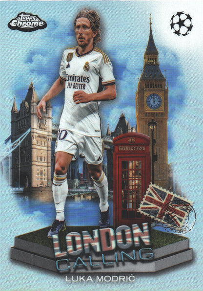 2023 Topps Chrome UCC Luka Modric London Calling #LC-11 Real Madrid