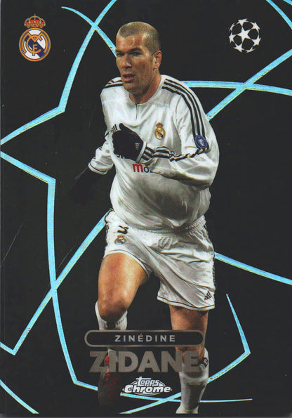 2023 Topps Chrome UCC Zinedine Zidane Shadow Etch Case Hit #BE-9 Real Madrid