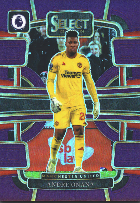 2023 Panini Select PL Andre Onana Purple /149 #68 Manchester United
