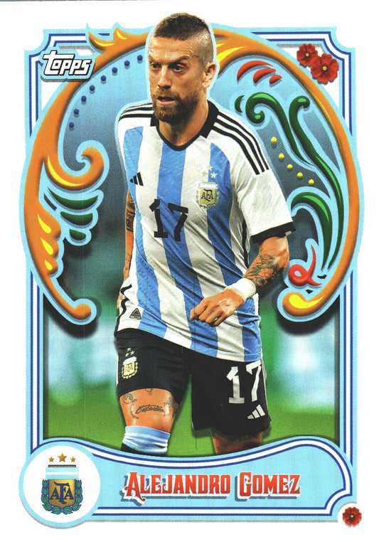 2023 Topps Argentina Fileteado Alejandro Gomez #18 Argentina
