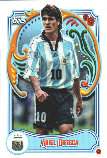 2023 Topps Argentina Fileteado Ariel Ortega #48 Argentina
