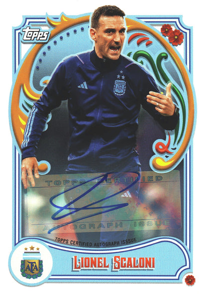 2023 Topps Argentina Fileteado Lionel Scaloni Autograph #30 Argentine