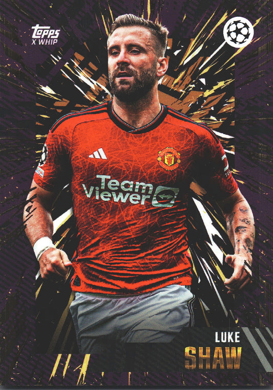 2023 Topps Gold x Whip UCC Luke Shaw Manchester United