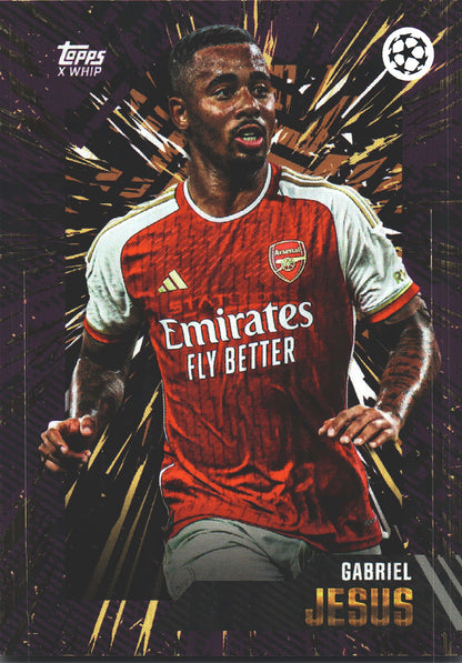 2023 Topps Gold x Whip UCC Gabriel Jesus Arsenal