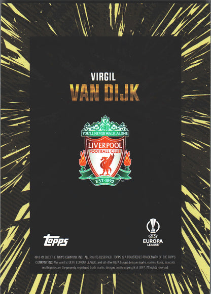 2023 Topps Gold x Whip UCC Virgil van Dijk Liverpool