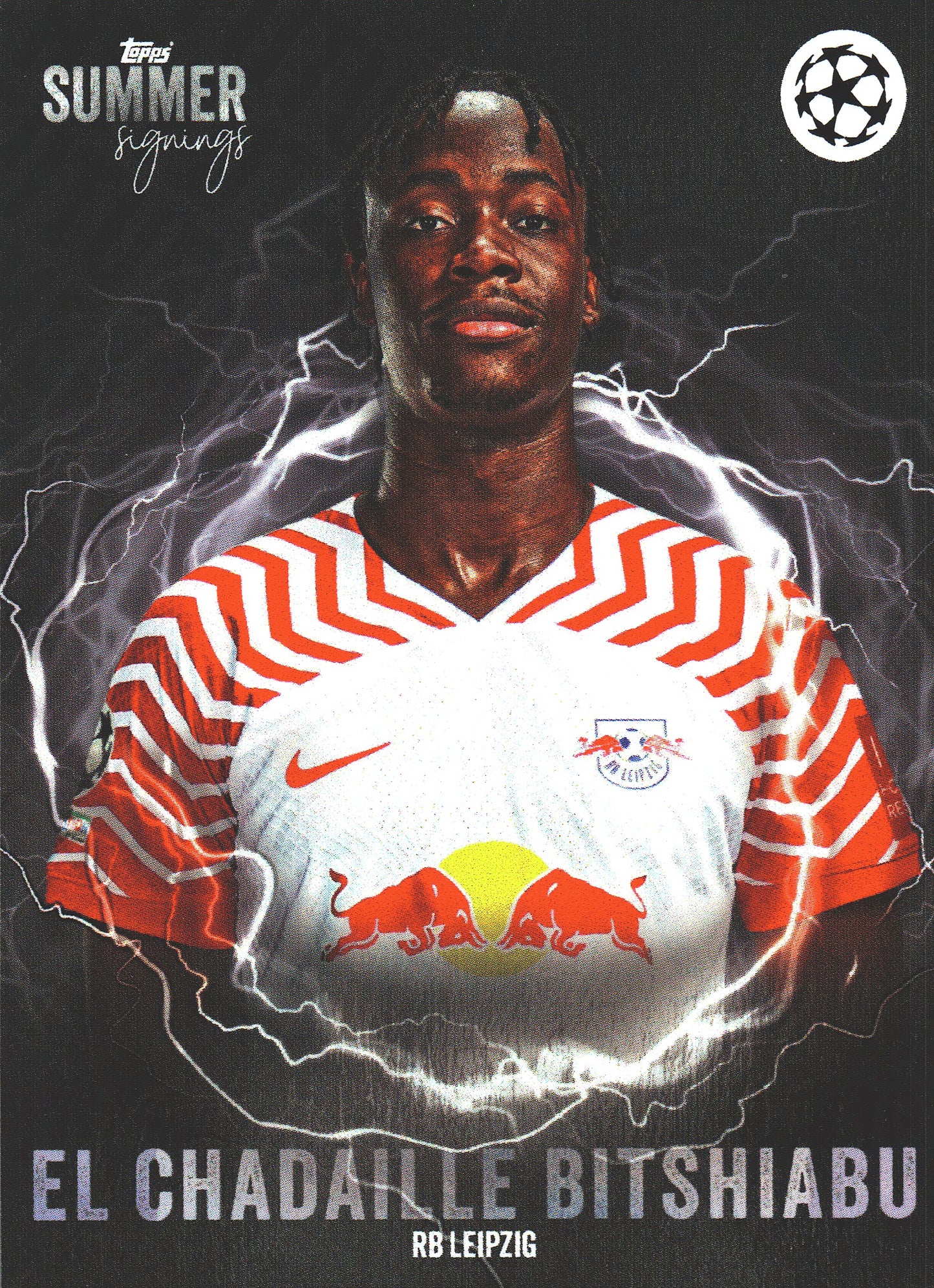2023 Topps UCC Summer Signings El Chadaille Bitshiabu The Future RB Leipzig