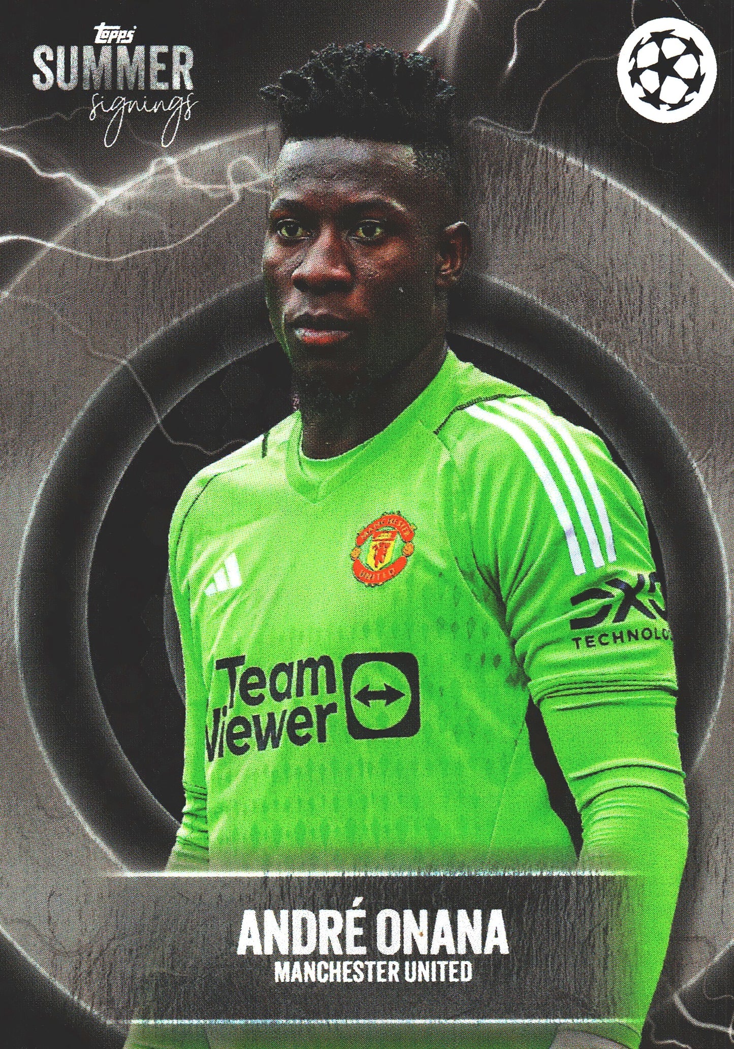 2023 Topps UCC Summer Signings Andre Onana Manchester United