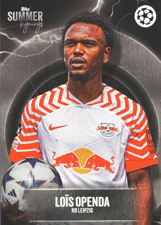 2023 Topps UCC Summer Signings Lois Openda RB Leipzig