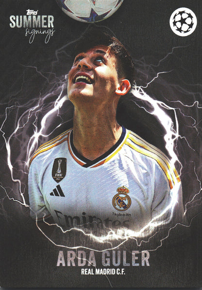 2023 Topps UCC Summer Signings Arda Guler The Future Real Madrid