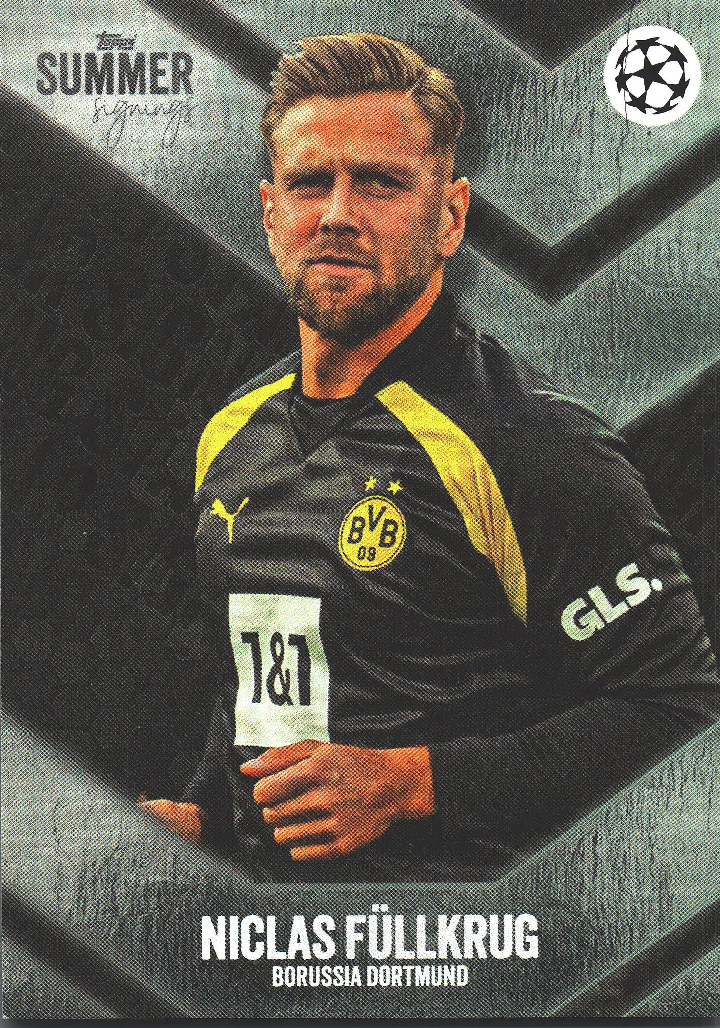 2023 Topps UCC Summer Signings Niclas Fullkrug Star Signing BVB Dortmund