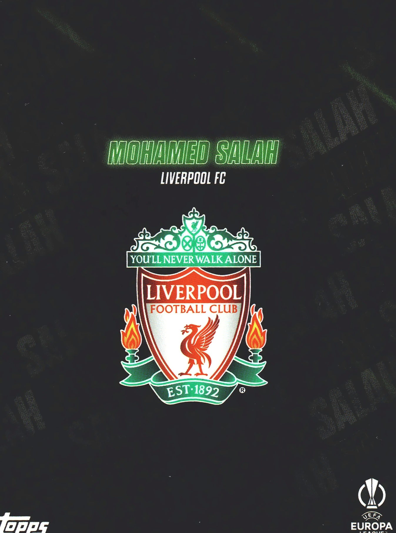 2023 Topps Showtime Mohamed Salah Liverpool