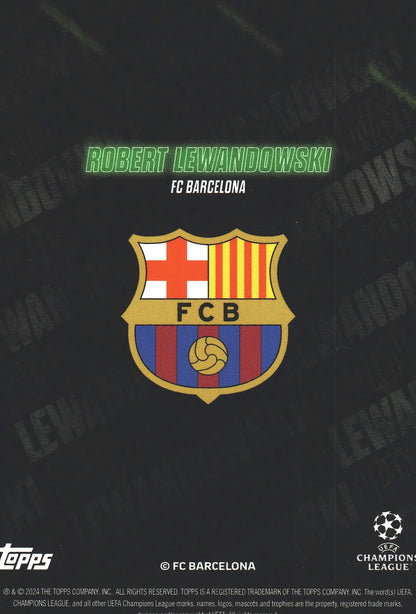 2023 Topps Showtime Robert Lewandowski FC Barcelone