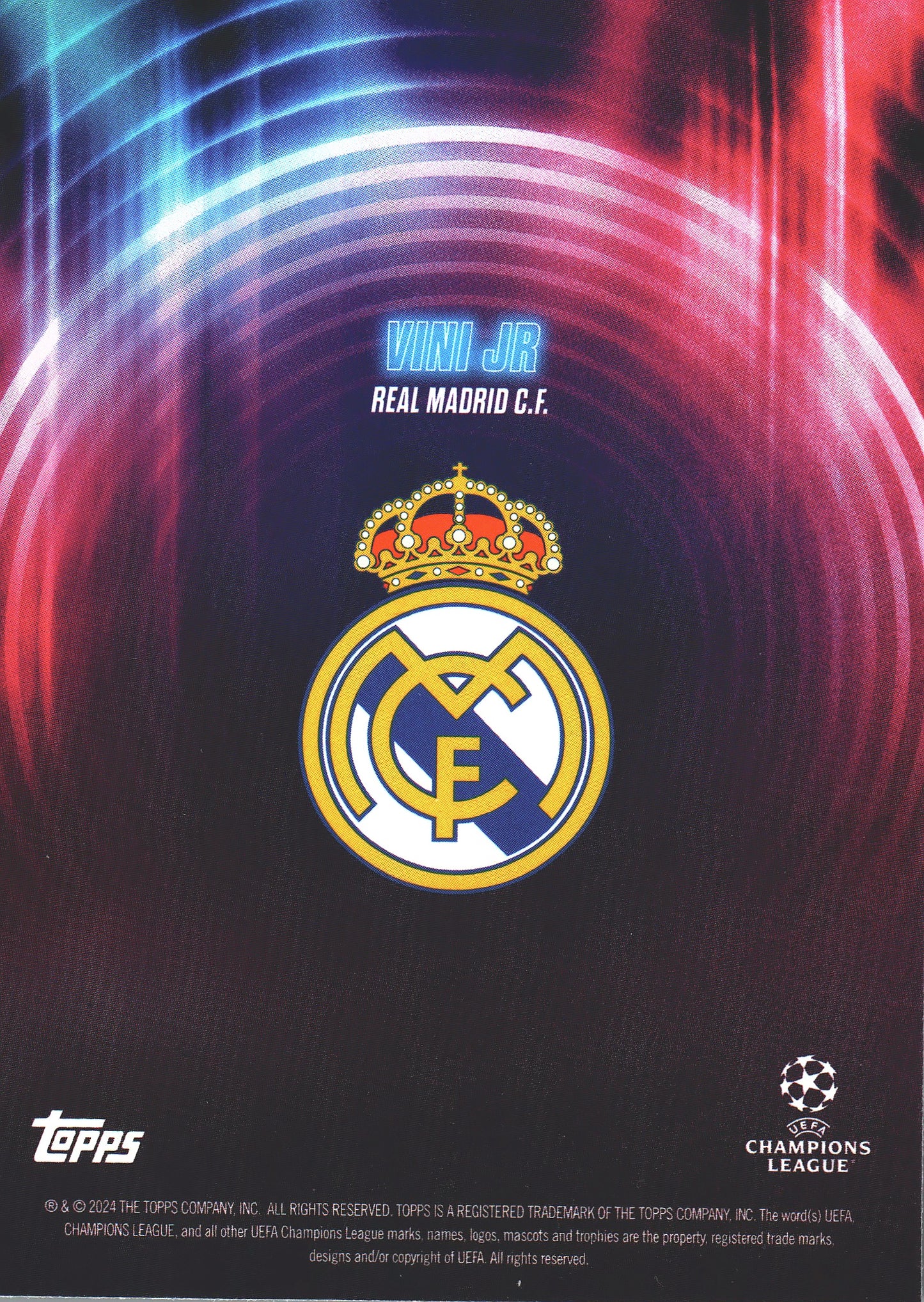2023 Topps Showtime Vini Jr Real Madrid