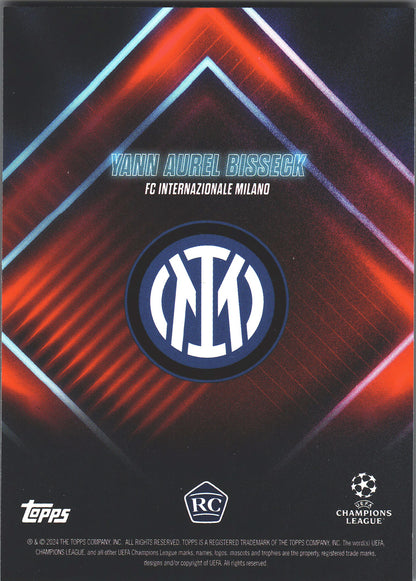 2023 Topps Showtime Yann Aurel Bisseck RC Inter Milan