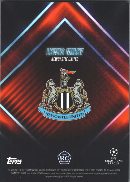2023 Topps Showtime Lewis Miley RC Newcastle