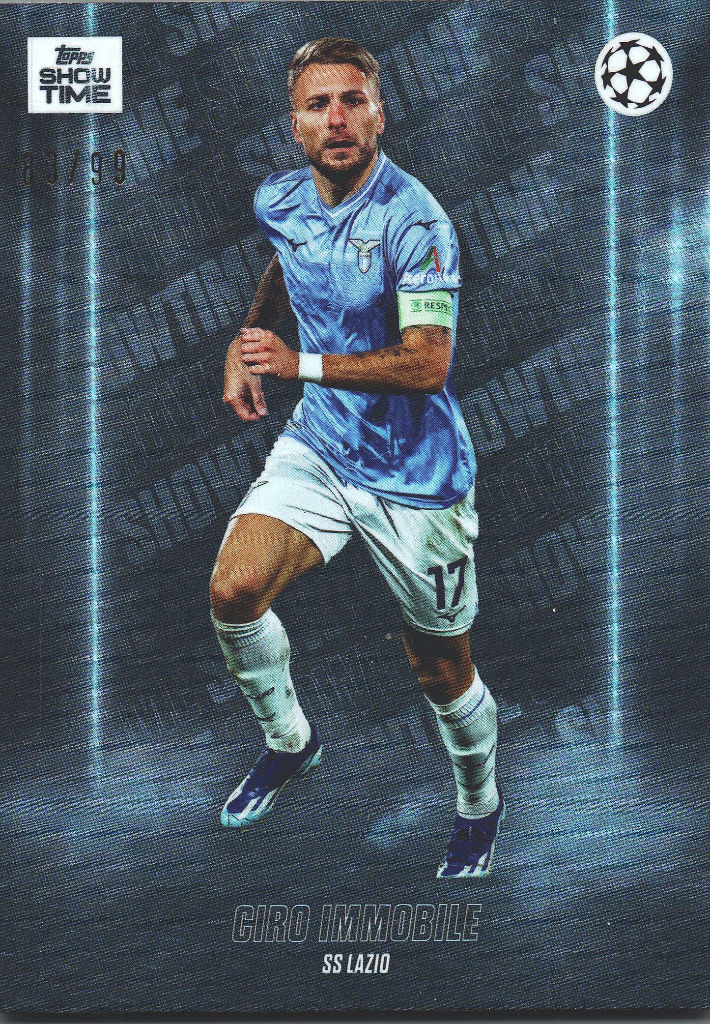 2023 Topps Showtime Ciro Immobile Black /99 Lazio