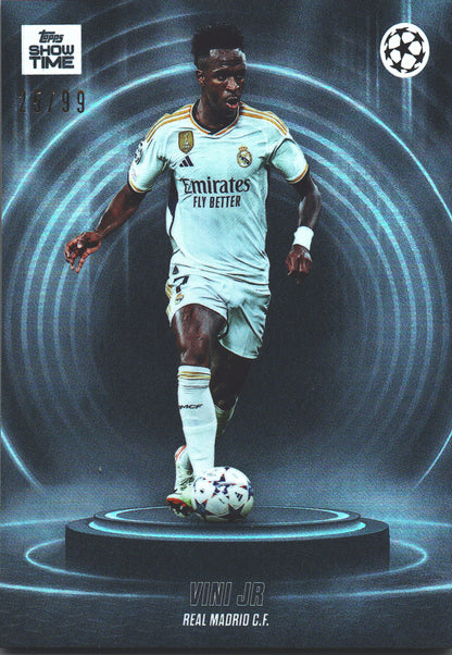 2023 Topps Showtime Vini Jr Black /99 Real Madrid
