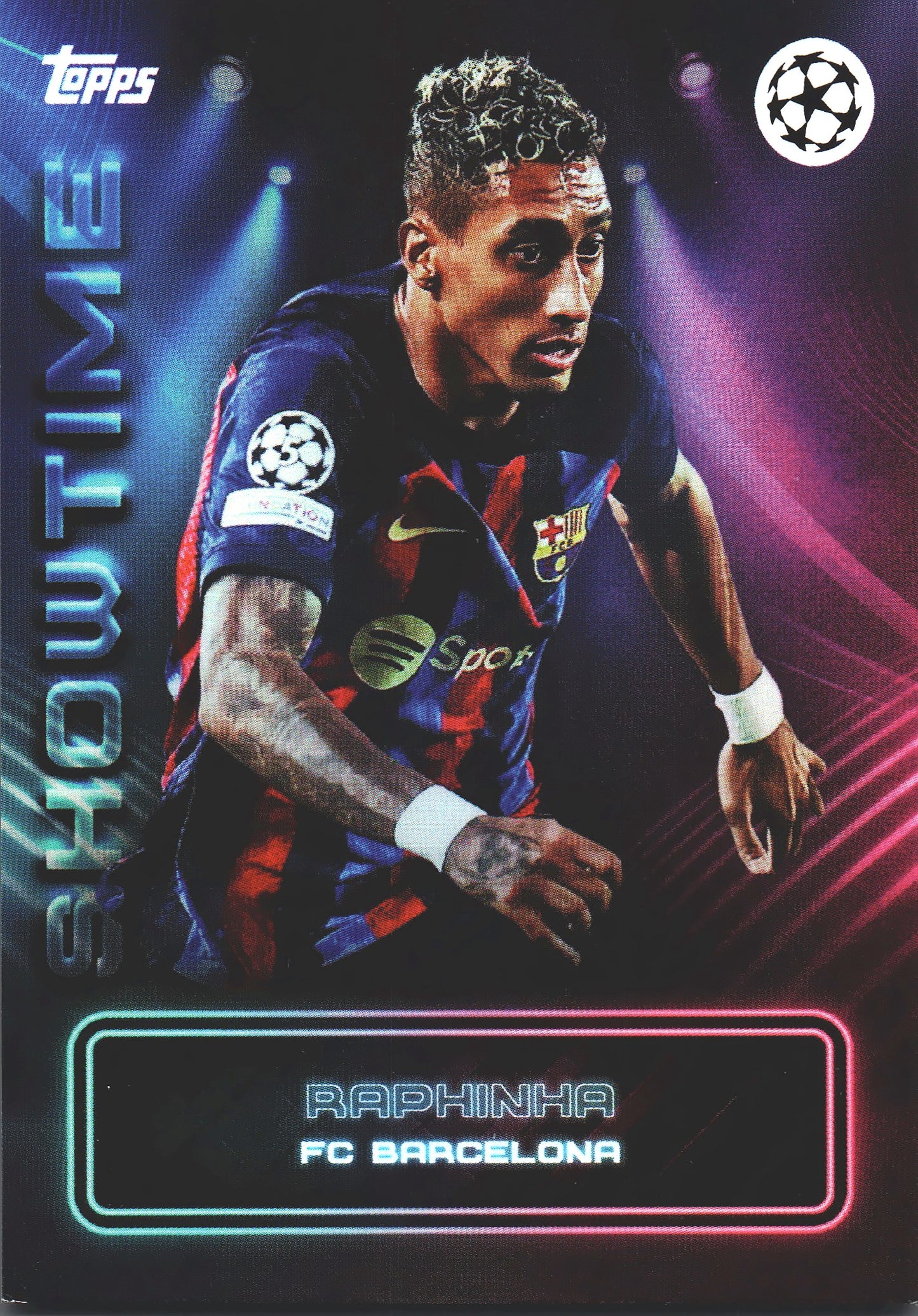 2022 Topps Showtime Raphinha FC Barcelone