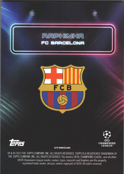 2022 Topps Showtime Raphinha FC Barcelone