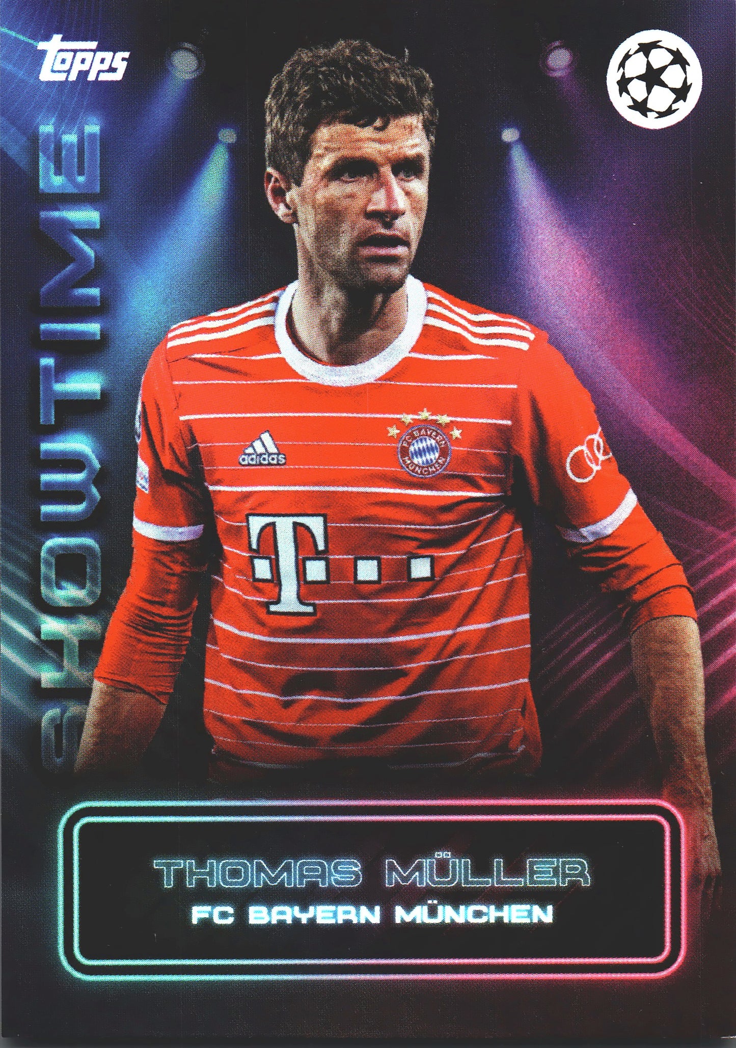 2022 Topps Showtime Thomas Muller FC Bayern Munchen