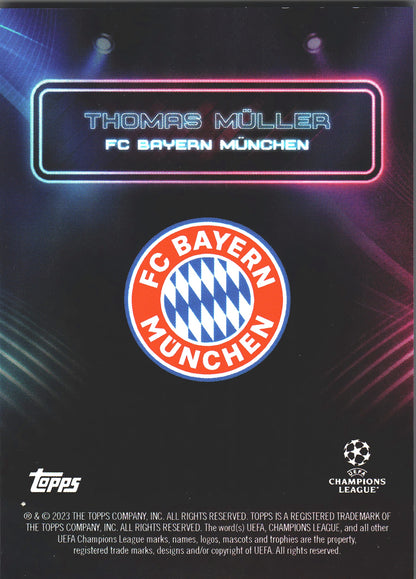 2022 Topps Showtime Thomas Muller FC Bayern Munchen